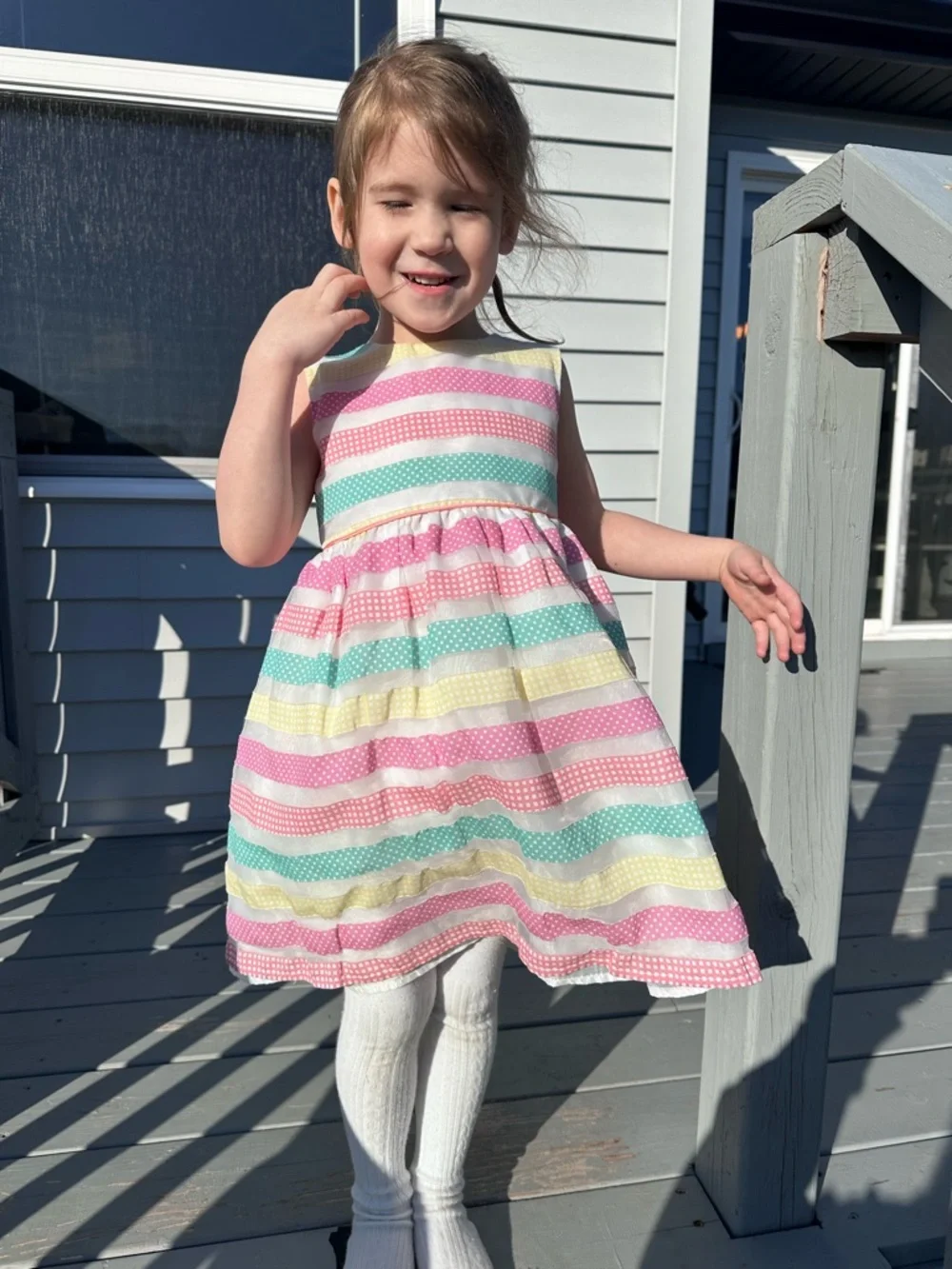 Blueberi Boulevard | Easter Spring Girls’ Special Occasion Dress | Size 4T